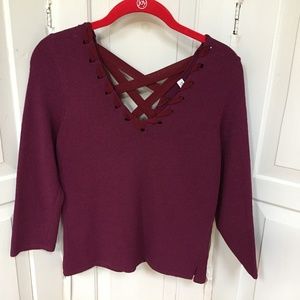 Ball of Cotton Burgundy Top